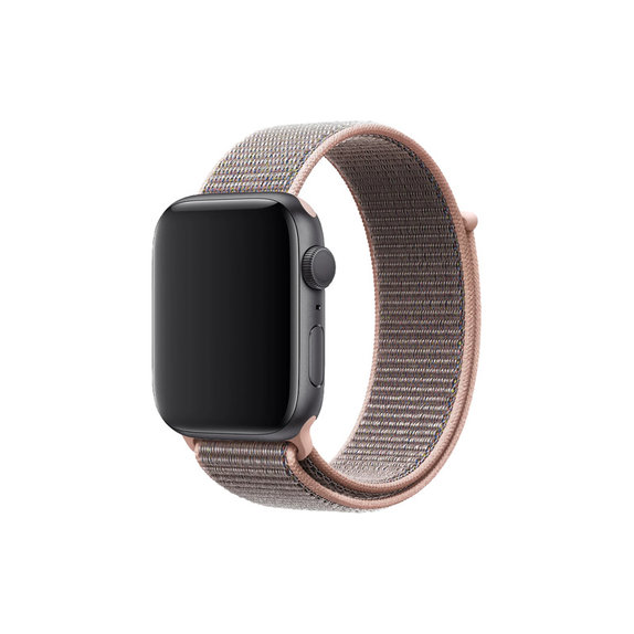 FixPremium - Nylon Curea pentru Apple Watch (42, 44, 45 & 49mm), roz
