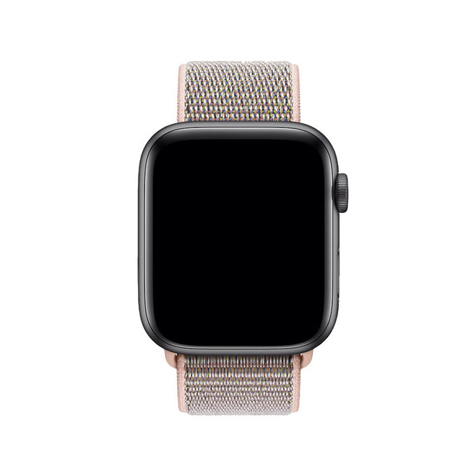 FixPremium - Nylon Curea pentru Apple Watch (38, 40 & 41mm), roz