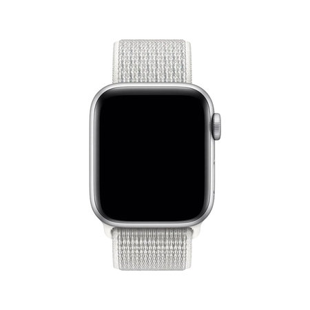 FixPremium - Nylon Curea pentru Apple Watch (38, 40 & 41mm), alb