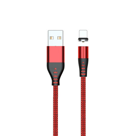 FixPremium - Lightning / USB Cablu Magnetic (2m), roșu