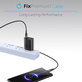 FixPremium - USB-C / USB Cable cu LED Indicator (1m), roșu