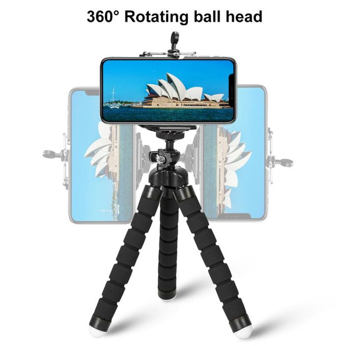 FixPremium - Tripod pentru Smartphone, negru