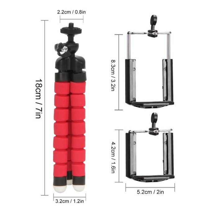 FixPremium - Tripod pentru Smartphone, negru