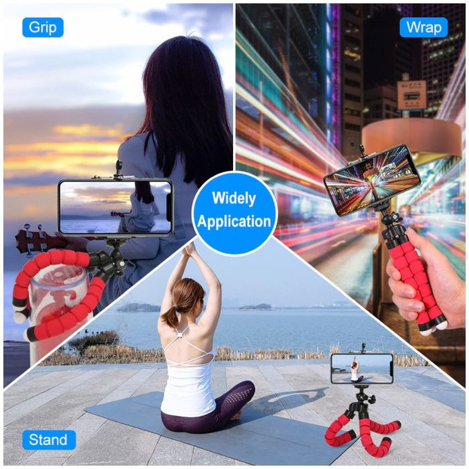 FixPremium - Tripod pentru Smartphone, negru