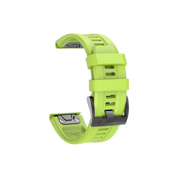 FixPremium - Silicon Curea pentru Garmin (QuickFit 22mm), verde