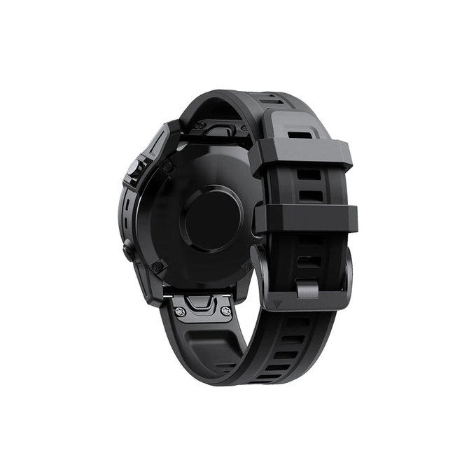 FixPremium - Silicon Curea pentru Garmin (QuickFit 22mm), negru