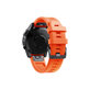 FixPremium - Silicon Curea pentru Garmin (QuickFit 26mm), portocale