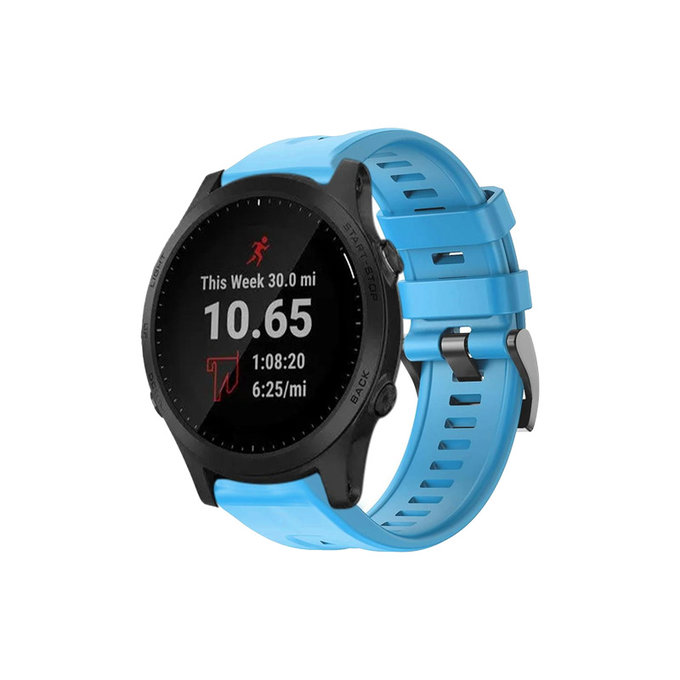 FixPremium - Silicon Curea pentru Garmin (QuickFit 22mm), albastru