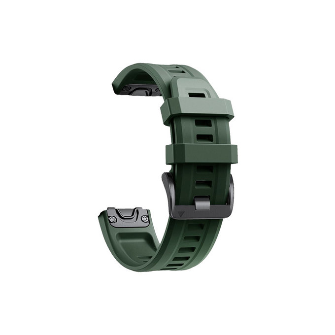 FixPremium - Silicon Curea pentru Garmin (QuickFit 26mm), verde inchis