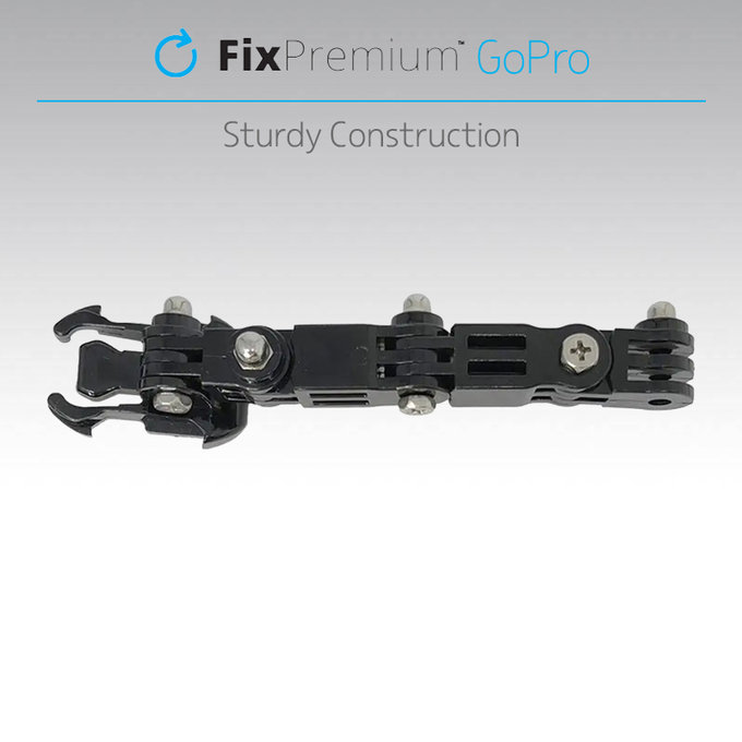 FixPremium - Cu trei bra?e Titularul pentru GoPro, negru