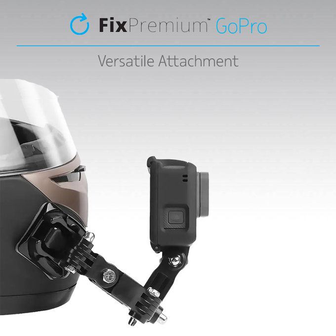 FixPremium - Cu trei bra?e Titularul pentru GoPro, negru