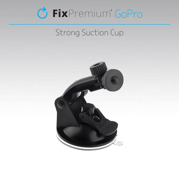 FixPremium - Titularul pentru GoPro cu ventuză, negru