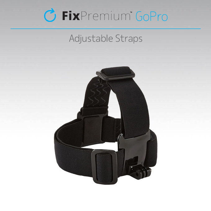 FixPremium - Titularul pe cap pentru GoPro, negru