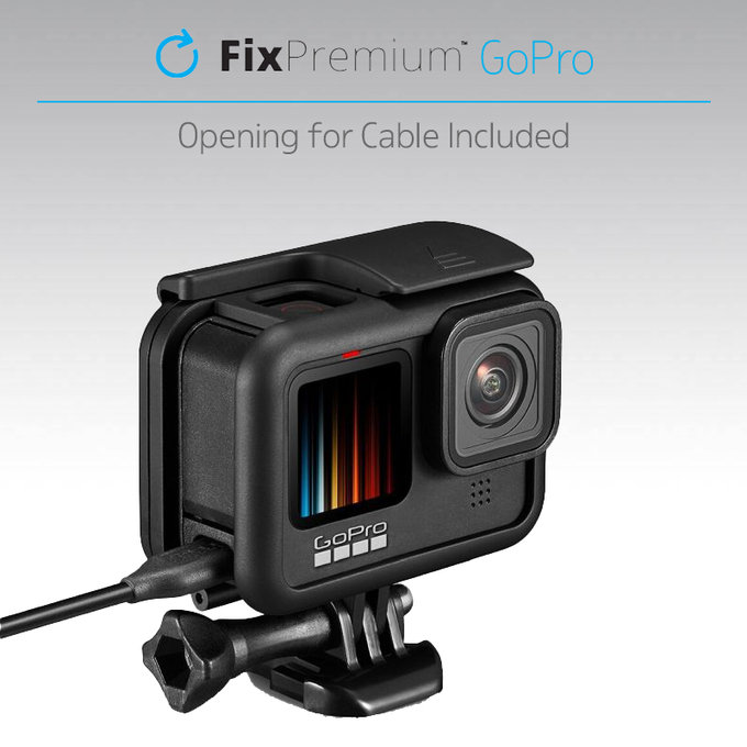 FixPremium - Capac de protec?ie a bateriei pentru GoPro Hero 9, negru