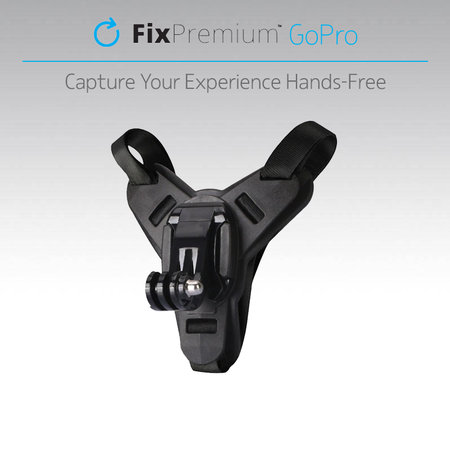 FixPremium - Titularul pe Helm pentru GoPro, negru