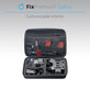 FixPremium - Carcasă Protectoare pentru GoPro & Accesorii (Mărimea L), negru