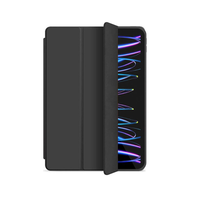 FixPremium - Închidere Silicon Caz pentru iPad Pro 12.9" (4th, 5th Gen), negru