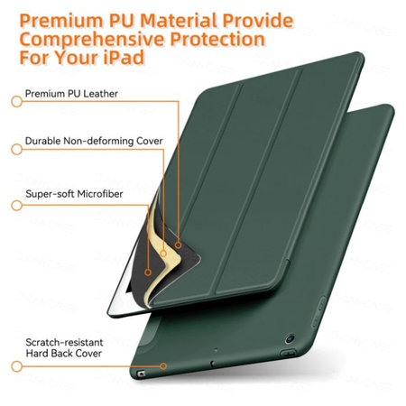 FixPremium - Închidere Silicon Caz pentru iPad Pro 12.9" (4th, 5th Gen), verde