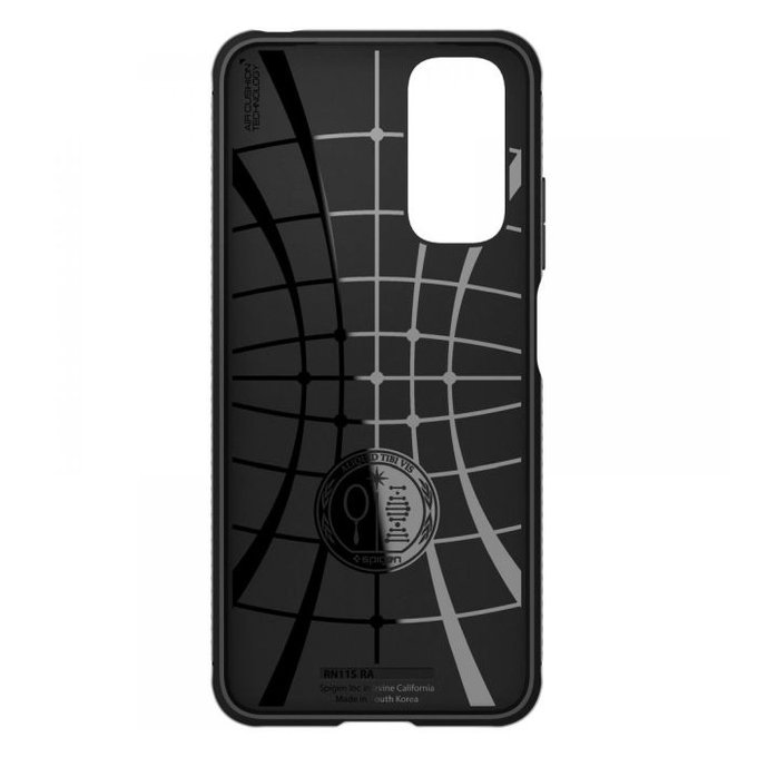 Spigen - Caz Ruggen Armor pentru Xiaomi Redmi Note 11 & 11S, negru