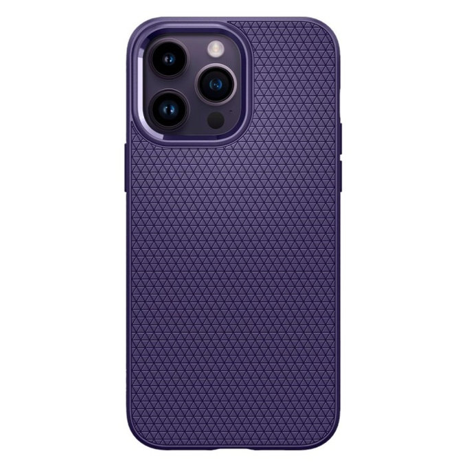 Spigen - Caz Liquid Air pentru iPhone 14 Pro, Deep Purple