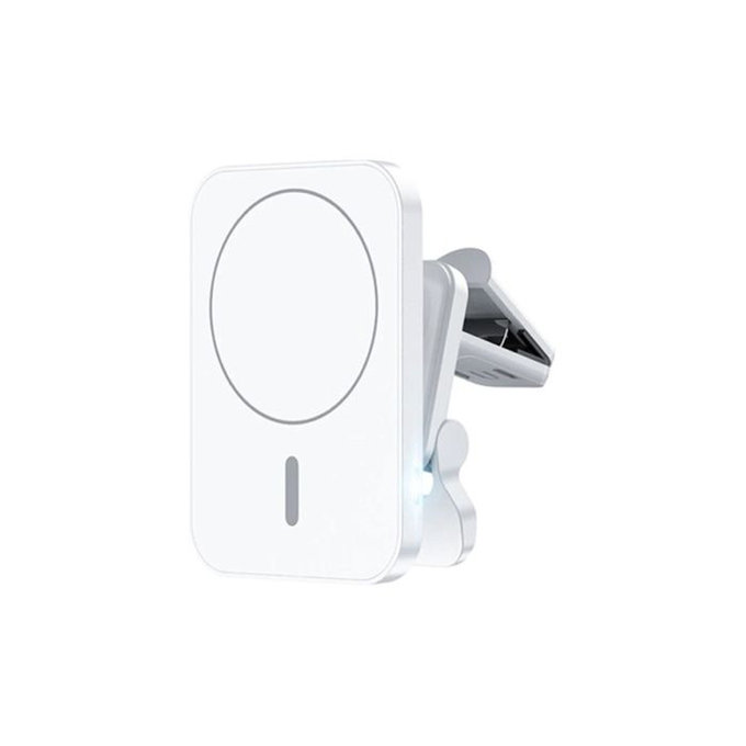 FixPremium - Incărcător de mașină cu MagSafe V1, alb