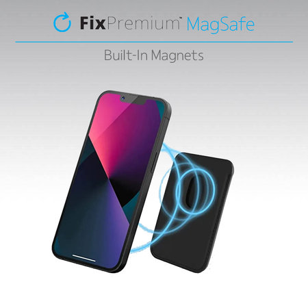 FixPremium - MagSafe Portofel, negru