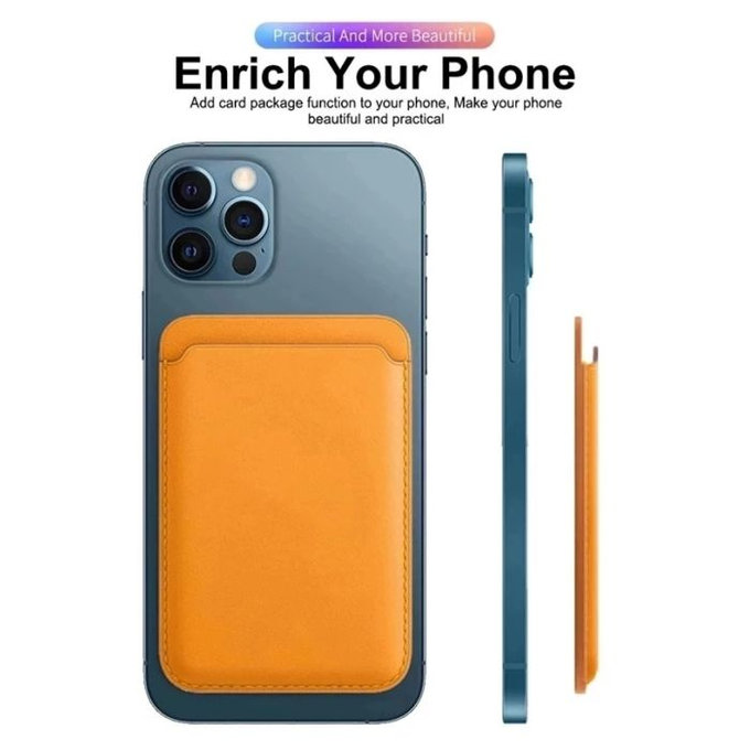 FixPremium - MagSafe Portofel, maro