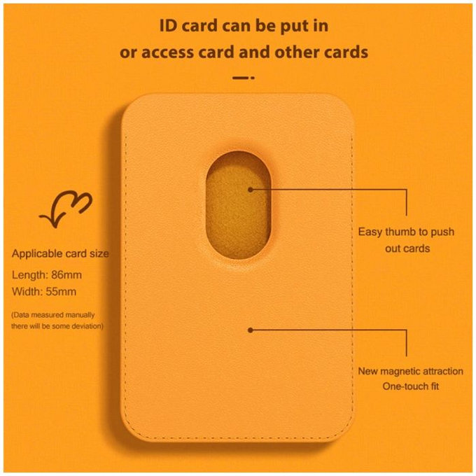 FixPremium - MagSafe Portofel, maro