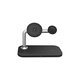 FixPremium - MagSafe Stand 3v1 pentru iPhone, Apple Watch & AirPods, negru