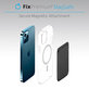 FixPremium - MagSafe Carbon Portofel, negru
