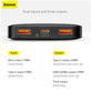 Baseus - PowerBank 20 000 mAh, negru