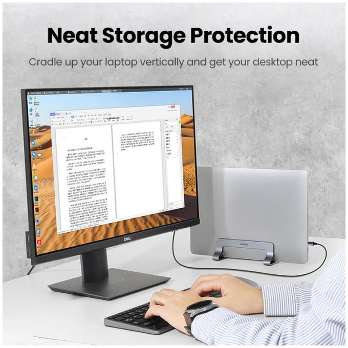 UGREEN - Titularul pentru Notebook, gri