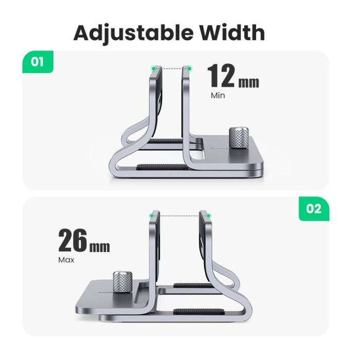 UGREEN - Titularul pentru Notebook, gri