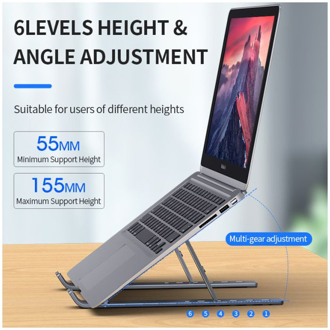 UGREEN - Stand pentru Notebook, space gray