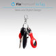 FixPremium - Silicon Breloc pentru AirTag, portocale
