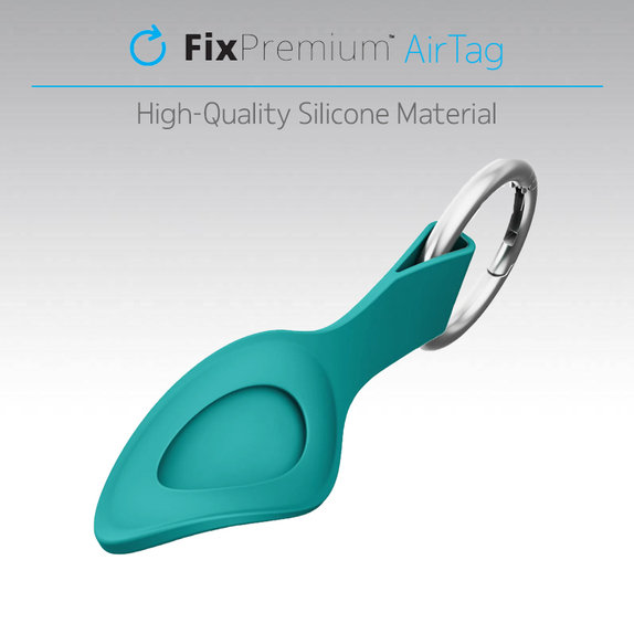 FixPremium - Silicon Breloc pentru AirTag, albastru