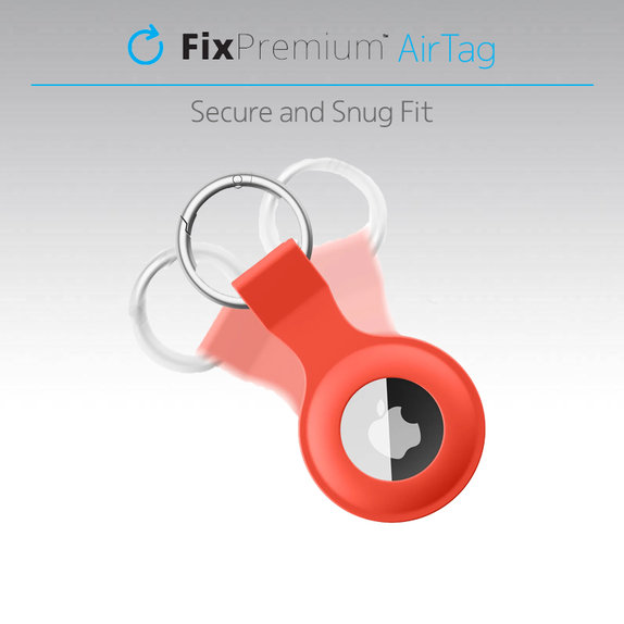 FixPremium - Silicon Breloc pentru AirTag, albastru