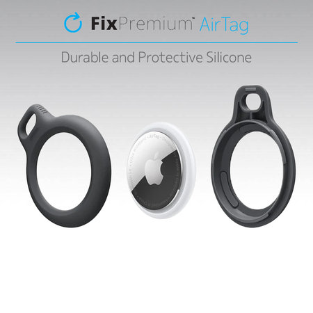 FixPremium - Caz cu String pentru AirTag, gri