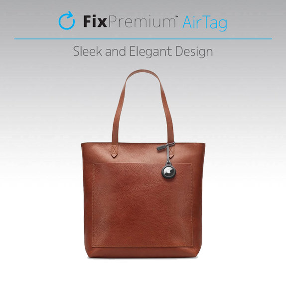 FixPremium - Caz cu String pentru AirTag, gri
