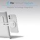 FixPremium - MagSafe Titularul pentru iPhone pentru Notebook, argint