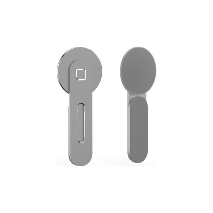 FixPremium - MagSafe Titularul pentru iPhone pentru Notebook, argint