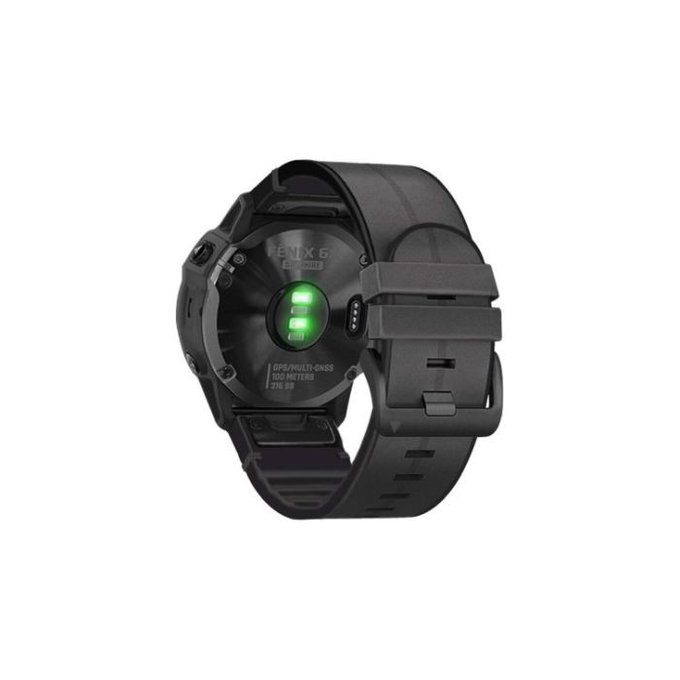 FixPremium - Piele Curea pentru Garmin (QuickFit 22mm), negru