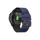 FixPremium - Piele Curea pentru Garmin (QuickFit 22mm), albastru
