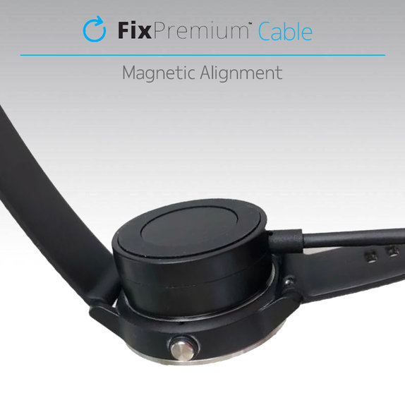 FixPremium - Stație de încărcare pentru Garmin Un ceas, negru