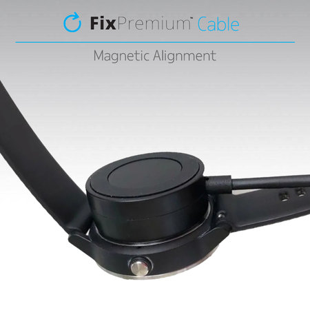 FixPremium - Stație de încărcare pentru Garmin Un ceas, negru
