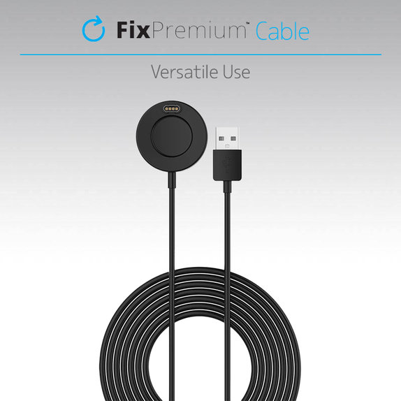 FixPremium - Stație de încărcare pentru Garmin Un ceas, negru