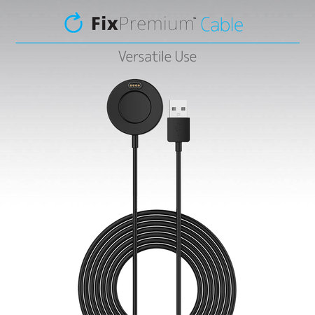 FixPremium - Stație de încărcare pentru Garmin Un ceas, negru