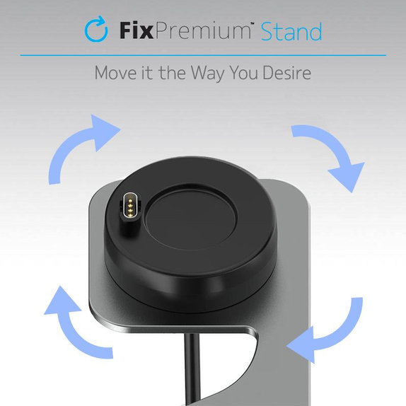 FixPremium - Stand Încărcare pentru Garmin Un ceas, space grey