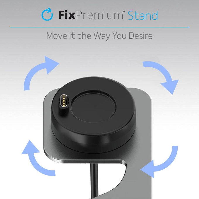 FixPremium - Stand Încărcare pentru Garmin Un ceas, space grey