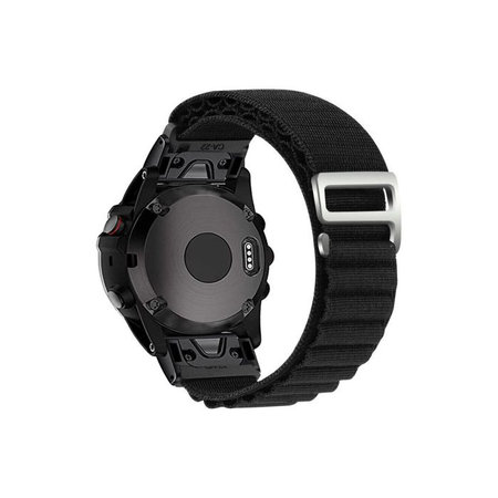 FixPremium - Curea Alpine Loop pentru Garmin (QuickFit 26mm), negru
